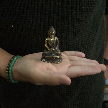 Mini Meditating Sitting Buddha Statue, 2 of 4