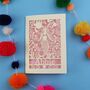Personalised Papercut Mermaid Birthday Card, thumbnail 6 of 11