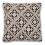 Classic Cushion Cover Lux Criss Cross And Print 45x45cm, thumbnail 1 of 5