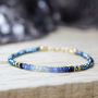 Ombre Blue Sapphire Bracelet In Silver Or Gold, thumbnail 1 of 11