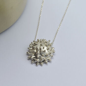 One Of A Kind Coral Reef Inspired Sterling Silver Necklace, 4 of 10
