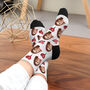 Personalised Valentine Face Socks, thumbnail 4 of 7