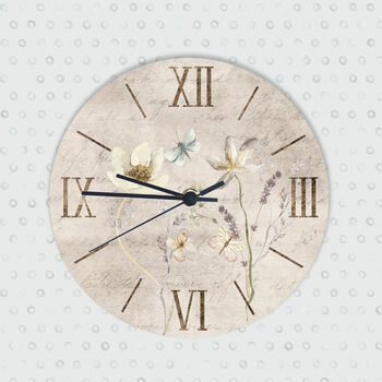 Wild Flower Sml Kitchen Clock, 4 of 5