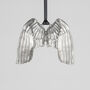 Angel Wings Pewter Christmas Decoration, thumbnail 2 of 2