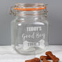 Personalised Good Boy Treats Glass Kilner Jar, thumbnail 1 of 7
