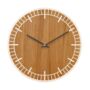 S2 Oak Wooden Clock: Colourful, Contemporary, Handmade, thumbnail 3 of 8