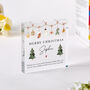 Personalised Merry Christmas Acrylic Plaque Gift, thumbnail 3 of 4
