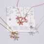 Design Your Own Birthstone Snowflake Necklace, thumbnail 5 of 8