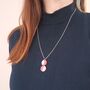 Miami Wooden Necklace, thumbnail 4 of 8