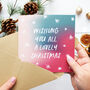 'Wishing You A' Christmas Card, thumbnail 2 of 5