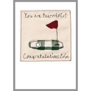 Personalised Golf Father's Day Card For Dad / Grandad, 10 of 11