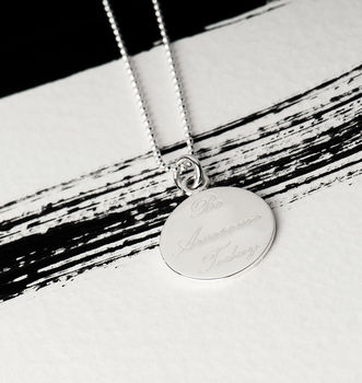 Be Awesome Today Sterling Silver Necklace, 8 of 12