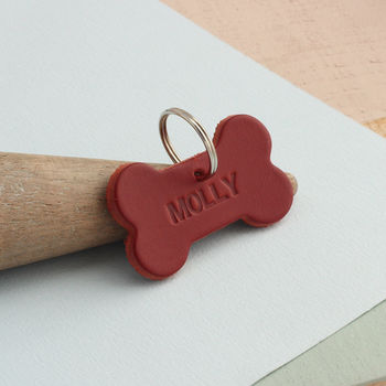 Personalised Leather Dog Name Tag, 6 of 6