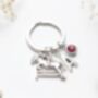 Personalised Horse Riding, Show Jumping Keyring Equestrian Gift, thumbnail 3 of 8