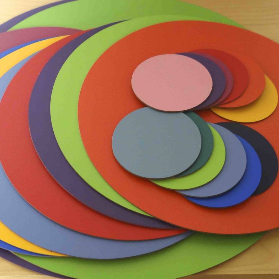 personalised leather placemats by artbox