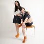 Classic Burnt Orange Luxury Crew And Trainer Men’s Socks, thumbnail 7 of 7