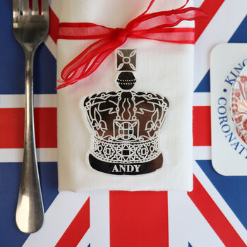 Coronation Party Personalised Place Settings, 5 of 10