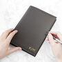 Personalised Genuine Leather Refillable Notebook, thumbnail 3 of 12