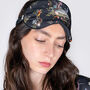 Wonderland Black Sleep Mask, thumbnail 2 of 6