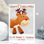 Reindeer 1st Christmas Card As Mummy Daddy, thumbnail 9 of 10