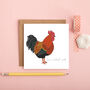 A Total Cock Greeting Card, thumbnail 2 of 4