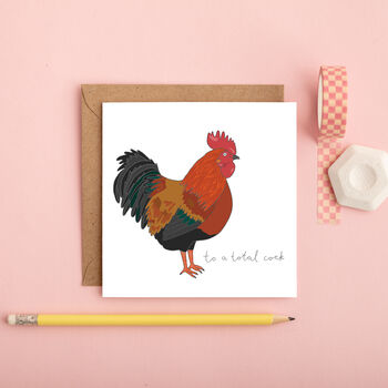 A Total Cock Greeting Card, 2 of 4
