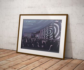 Creamfields Festival Travel Poster Art Print, 5 of 8