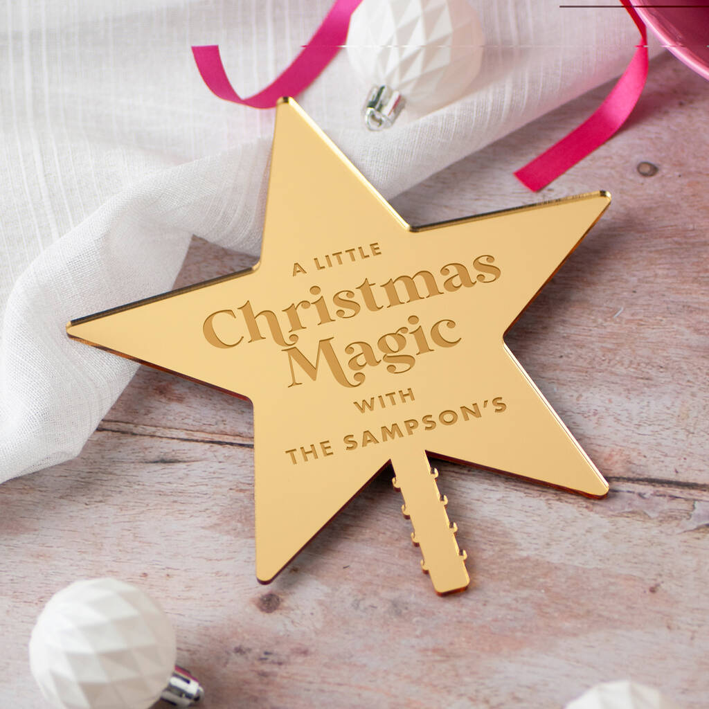 Personalised Christmas Magic Tree Topper, 1 of 8