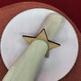 Wooden Star Napkin Rings, thumbnail 4 of 5