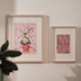 Pink Flower Vase Art Print, thumbnail 3 of 5