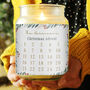 Personalised Christmas Countdown Candle Jar, thumbnail 7 of 7