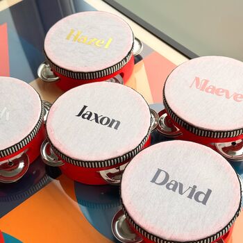 Custom Wedding Place Card Name Vinyl Sticker, 5 of 12