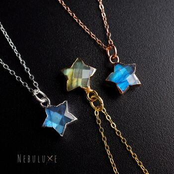 Labradorite Star Necklace, 2 of 11