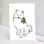 Samoyed Christmas Card, thumbnail 3 of 7