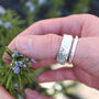 Molten Silver Shimmer Ring, thumbnail 8 of 9