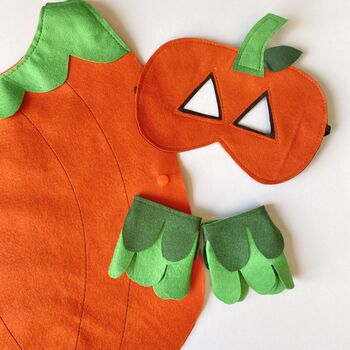 Felt Halloween Pumpkin Costume For Children And Adults, 2 of 10