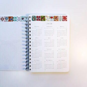 2026 A5 Yearly Planner Fox Tapestry, 2 of 10