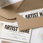 Personalised Gold Foil Concert Ticket Gift Voucher, thumbnail 8 of 9