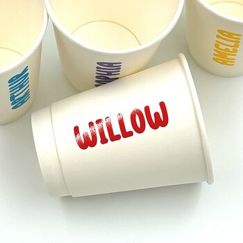 Personalised Paper Cups For Kids Birthday Parties, 10 of 10