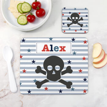 Personalised Boy's Coaster And Placemat Set, 3 of 12