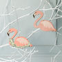 Christmas Flamingo Decoration, thumbnail 1 of 3