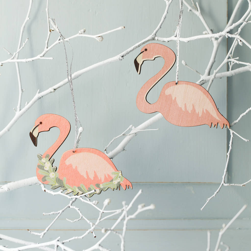 Christmas Flamingo Decoration, 1 of 3