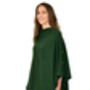 Personalised Dark Green 100% Cashmere Button Poncho, thumbnail 1 of 8
