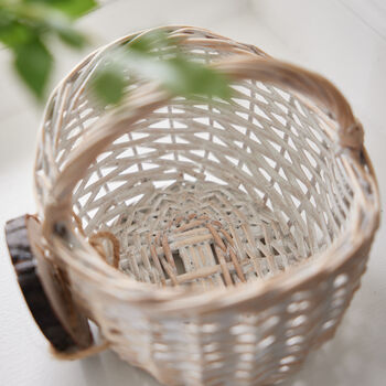 Personalised Vintage Wicker Basket, 3 of 5