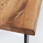 Rochester Solid Oak Dining Table With U Shaped Legs, thumbnail 4 of 4