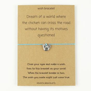 Why Did The Chicken Cross The Road Wish Bracelet, 3 of 5