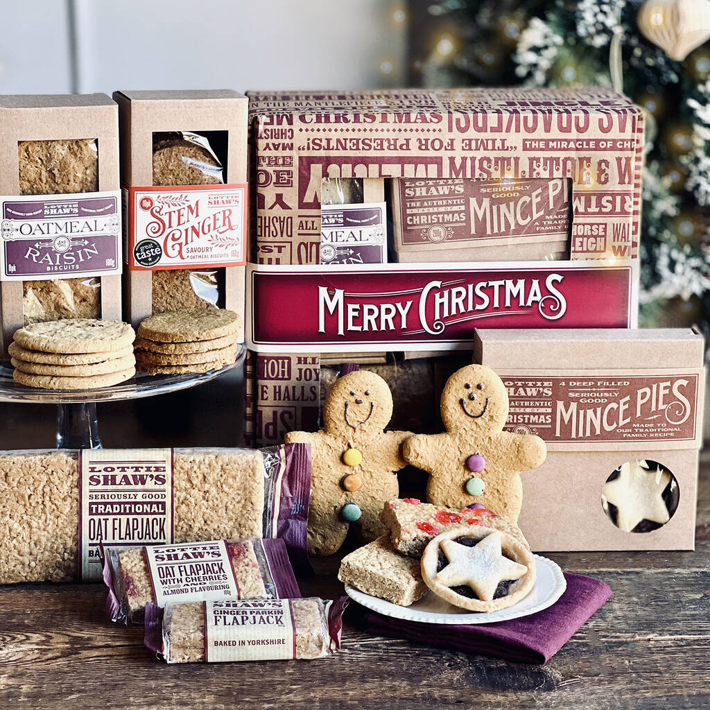 Merry Christmas Vegan And Dairy Free Hamper By LOTTIE SHAW'S