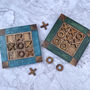 Couples Inititals Customised Noughts And Crosses, Wood Resin Tic Tac Toe, thumbnail 8 of 11