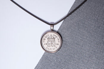 1946 80th Birthday Sixpence Coin Pendant Gift, 4 of 5