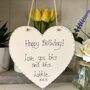 Personalised Birthday Special Occasion Name Heart Gift, thumbnail 1 of 7